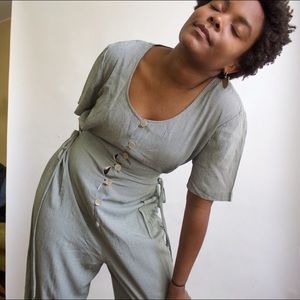 Vintage Gingham Jumpsuit